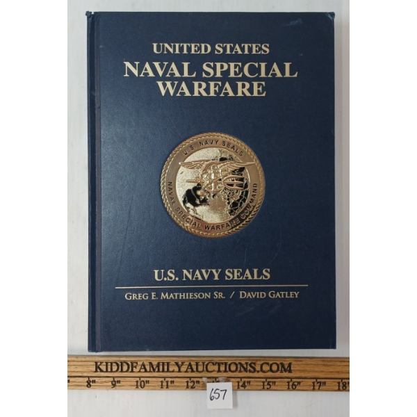 2015 "UNITED STATES NAVAL SPECIAL WARFARE COMMAND" - HARDCOVER BOOK