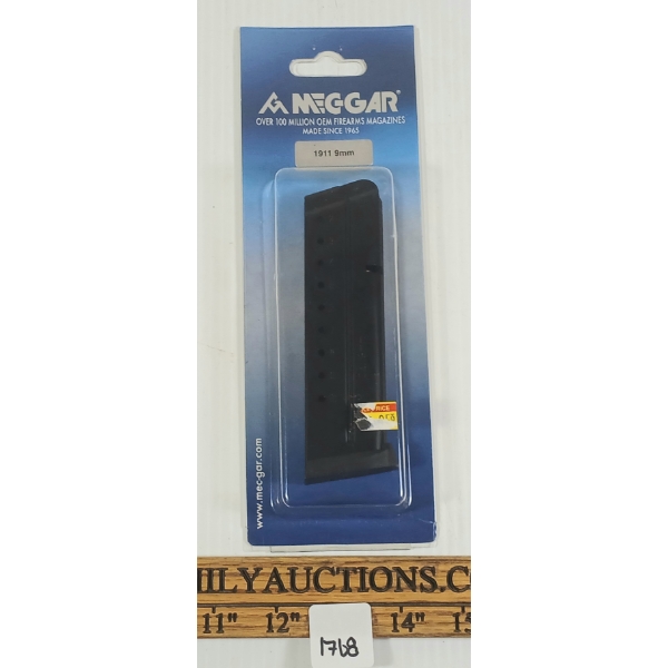 MEGGAR MODEL 1911 9MM MAGAZINE - PAL REQ.