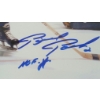 Image 2 : BRAD PARK - NY RANGERS AUTOGRAPHED PHOTO - FRAMED