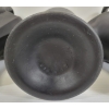 Image 7 : LOT OF 3 - BLACK SATIN GLASSWARE - VASE AND BASKETS