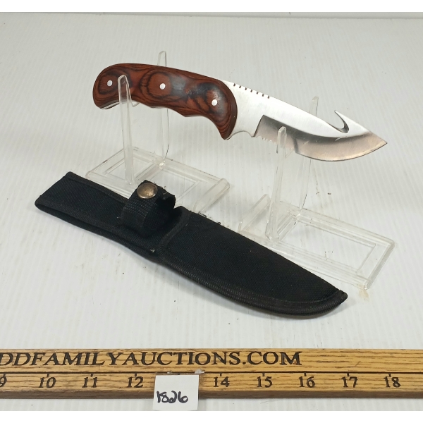 VALAR 440 SS HUNTING KNIFE W/ SHEATH