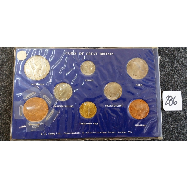 1964 COINS OF GREAT BRITAIN PROOF SET