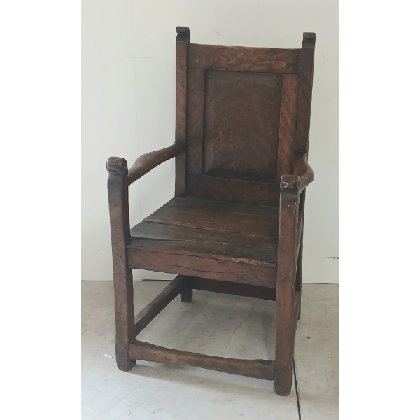 ENGLISH WAINSCOT CHAIR - OAK