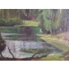 Image 2 : POND BY LAWRENCE ARTHUR COLLEY(1894 - 1954) - FRAMED OIL ON BOARD
