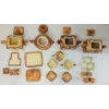 Image 5 : LOT OF 16 - COTTAGE / BURLING WARE PCS - MFG BY KEELE ST., PARAMOUNT POTTERY & PRICE BROS. 