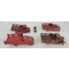 Image 2 : LOT OF 4 - PRESSED STEEL TRUCKS