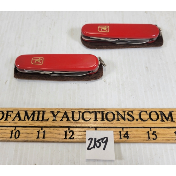 LOT OF 2 - MIKOV CZECHOSLOVAKIAN POCKET MULTI-TOOLS