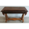 Image 5 : TRESTLE TABLE W/ DRAWER - PINE - C.LATE 19TH CENTURY