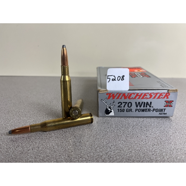AMMO: 20X WINCHESTER .270 WIN 150 GR. POWERPOINT 