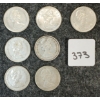 Image 2 : LOT OF 7 - 1967 CDN 25 CENT COINS 