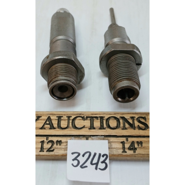 LOT OF 2 - HORNADY .243WIN F L & UNIVERSAL SEATING DIES