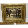 WINTER LANDSCAPE - SIGNED - FRAMED OIL ON BOARD