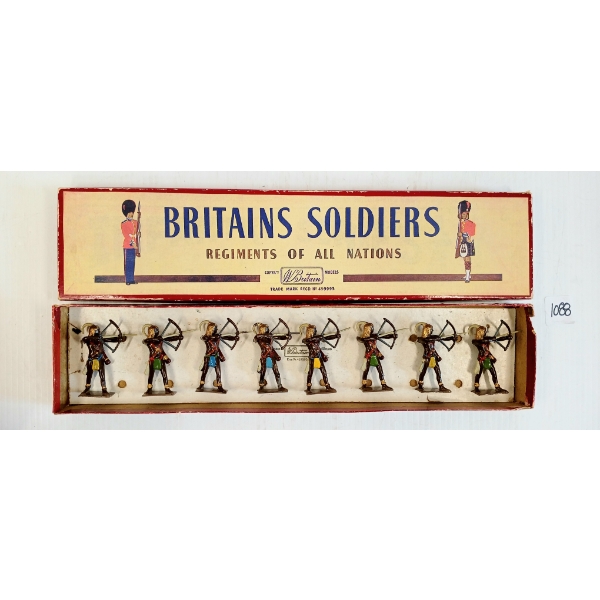 BRITAINS SOLDIERS LEAD FIGURES - NO. 202 TOGOLAND WARRIERS