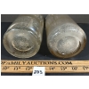 Image 5 : LOT OF 2 - KAY BEVERAGES & VAPOR CITY BOTTLING - CLEAR ACID-ETCHED - SELTZER BOTTLES