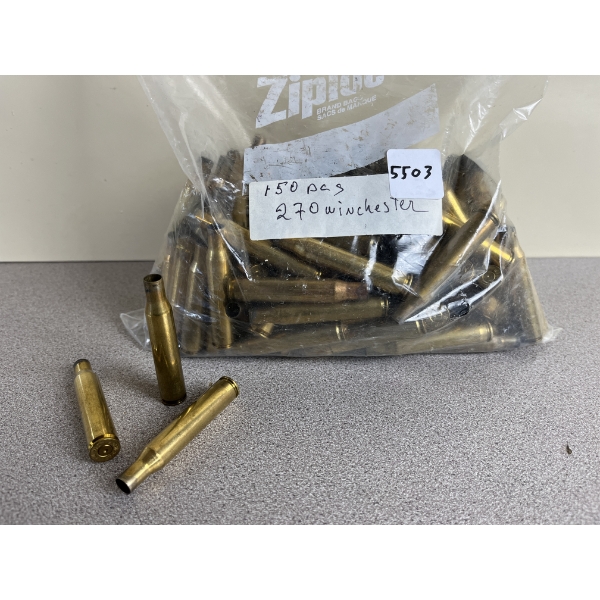 BRASS: 150X MIXED .270 WINCHESTER, ONCE FIRED 