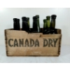 Image 2 : LOT OF 12 - BELFAST MINERAL WATER CO. GREEN EMBOSSED BOTTLES & CANADA DRY CRATE