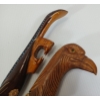 Image 3 : LOT OF 3 - WOOD CARVED CANES