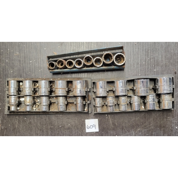 LOT OF 3 - SOCKET SETS - INCL METRIC