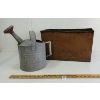 405  LOT OF 2  COPPER PLANTER and WATERING CAN