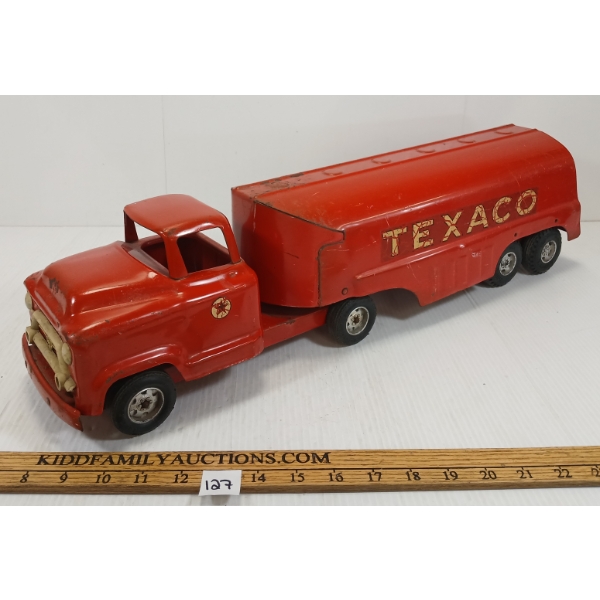 BUDDY L PRESSED STEEL TEXACO TANKER TRUCK