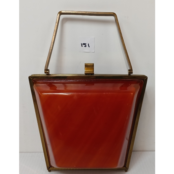 LUCITE BOX PURSE