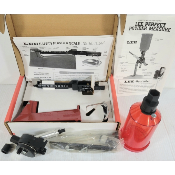 LOT OF 2 - LEE PERFECT POWDER MEASURE & SAFETY POWDER SCALE