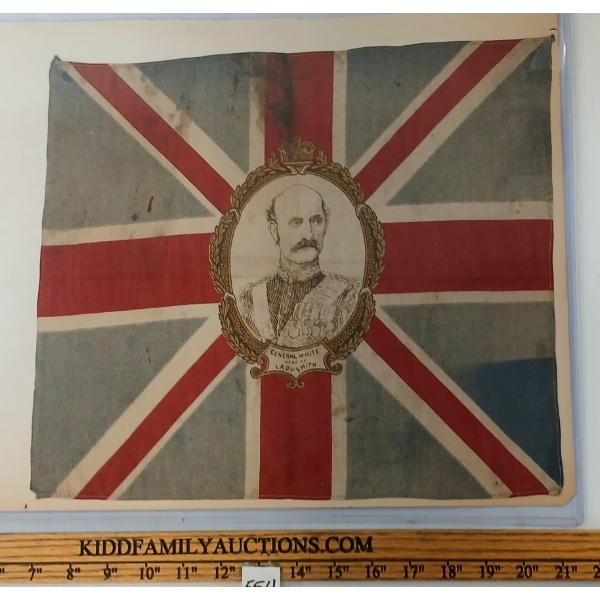 GENERAL WHITE HERO OF LADY SMITH - BOAR WAR FLAG