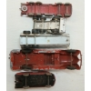 Image 6 : LOT OF 4 - BUDDY L, DINKY & MISC DIECAST FIRE TRUCK, DUMP & FLAT BED TRUCKS
