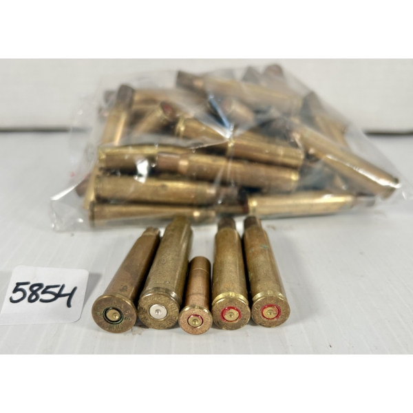 BRASS: 58X MIXED BRASS - MOSTLY .30-06 SPRG