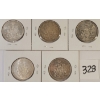 Image 2 : LOT OF 5 - 1965 CDN HALF DOLLARS