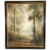 Image 1 : FOREST BY JONES - FRAMED OIL ON BOARD