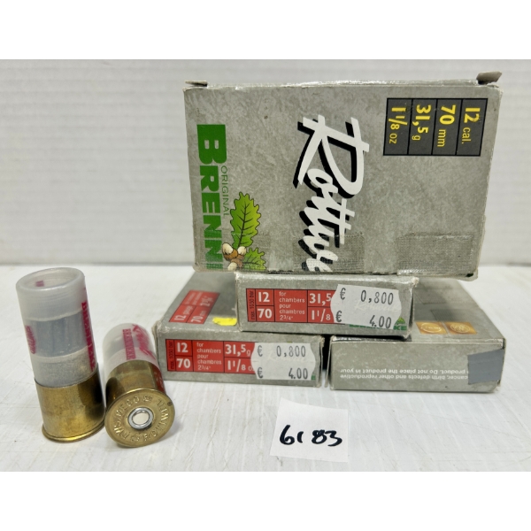 AMMO: 20X 12 GA 2 3/4 IN SLUGS