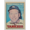 Image 1 : 1967 TOPPS #150 MICKEY MANTLE BASEBALL CARD