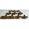 Image 3 : MATCHED SET OF 10 BOXWOOD MINIATURE PLANES W/ ROSEWOOD WEDGES