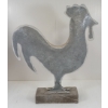 Image 5 : FOLK ART METAL ROOSTER SCULPTURE