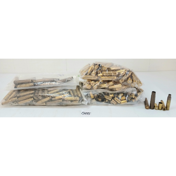 BRASS: 440X MIXED .35REM, .223REM, 9MM & 6.5CM - ONCE FIRED