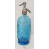 Image 2 : PASINI Y CIA - ARGENTINAN PANELED - BLUE EMBOSSED - 1LITRE - SELTZER BOTTLE