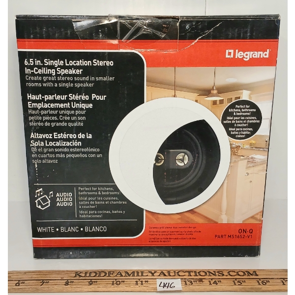 LEGRAND SINGLE LOCATION STEREO IN-CEILING SPEAKER