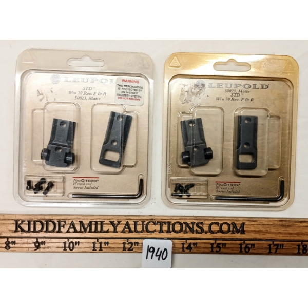 LOT OF 2 - LEUPOLD WINCHESTER M70 SCOPE BASES