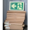 Image 1 : LOT OF 12 - GLOBRITE RUNNING MAN EXIT SIGNS