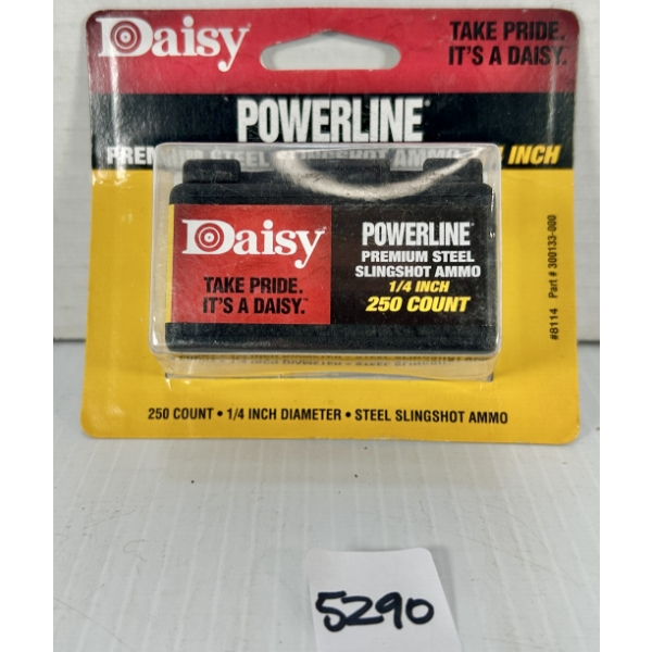 PELLETS: 250X 1/4IN FOR SLING SHOT 