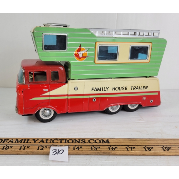 TIN FRICTION FAMILY HOUSE TRAILER 