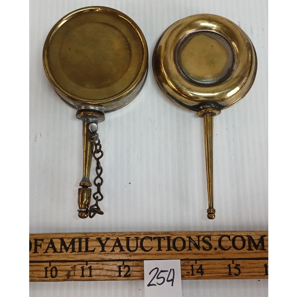 LOT OF 2 - BANJO STYLE BRASS OILERS