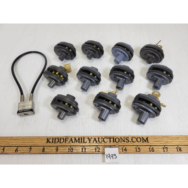 LOT OF 12 - GUN LOCKS