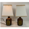 PAIR OF GRAND OLD PARR SCOTCH WHISKY LAMPS