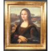 Image 1 : "MONA LISA" BY L. HEARTOU(?) - FRAMED OIL ON CANVAS