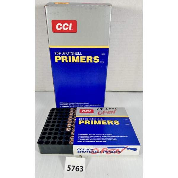 PRIMERS: 857X CCI NO. 209 SHOT SHELL