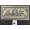 Image 1 : 1937 CDN $20 BANKNOTE