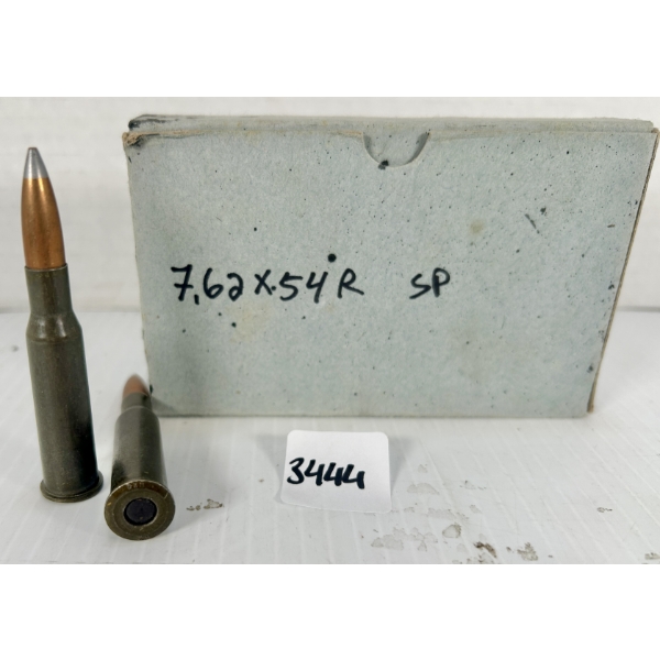 AMMO: 20X 7.62X54R FMJ SILVER TIP 