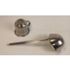 Image 3 : LOT OF 2 - WWII GERMAN ROSY STAINLESS CUP & LADLE